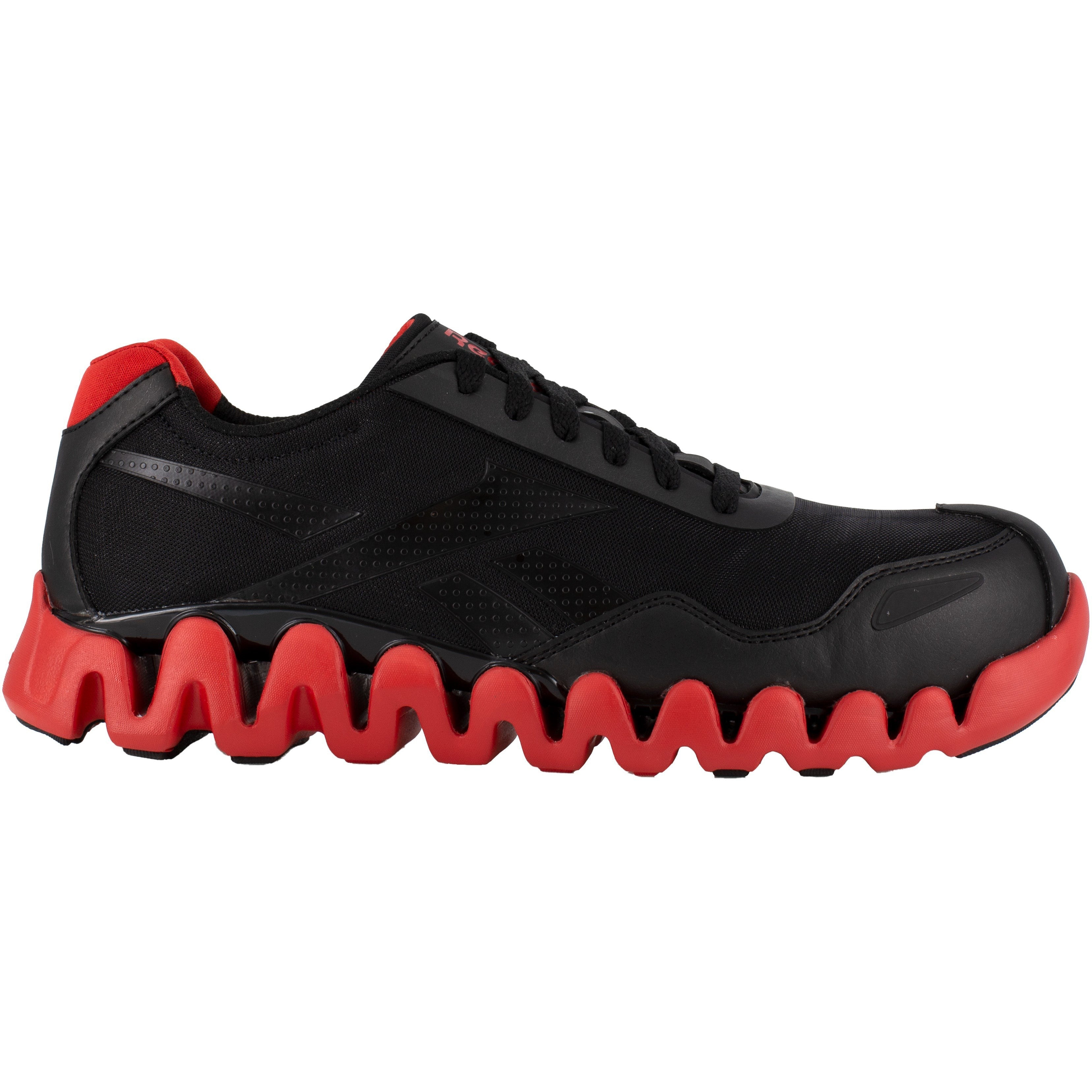 Reebok Men's Zig Pulse Comp Toe Athletic Work Shoe- Black- RB3016 - Overlook Boots