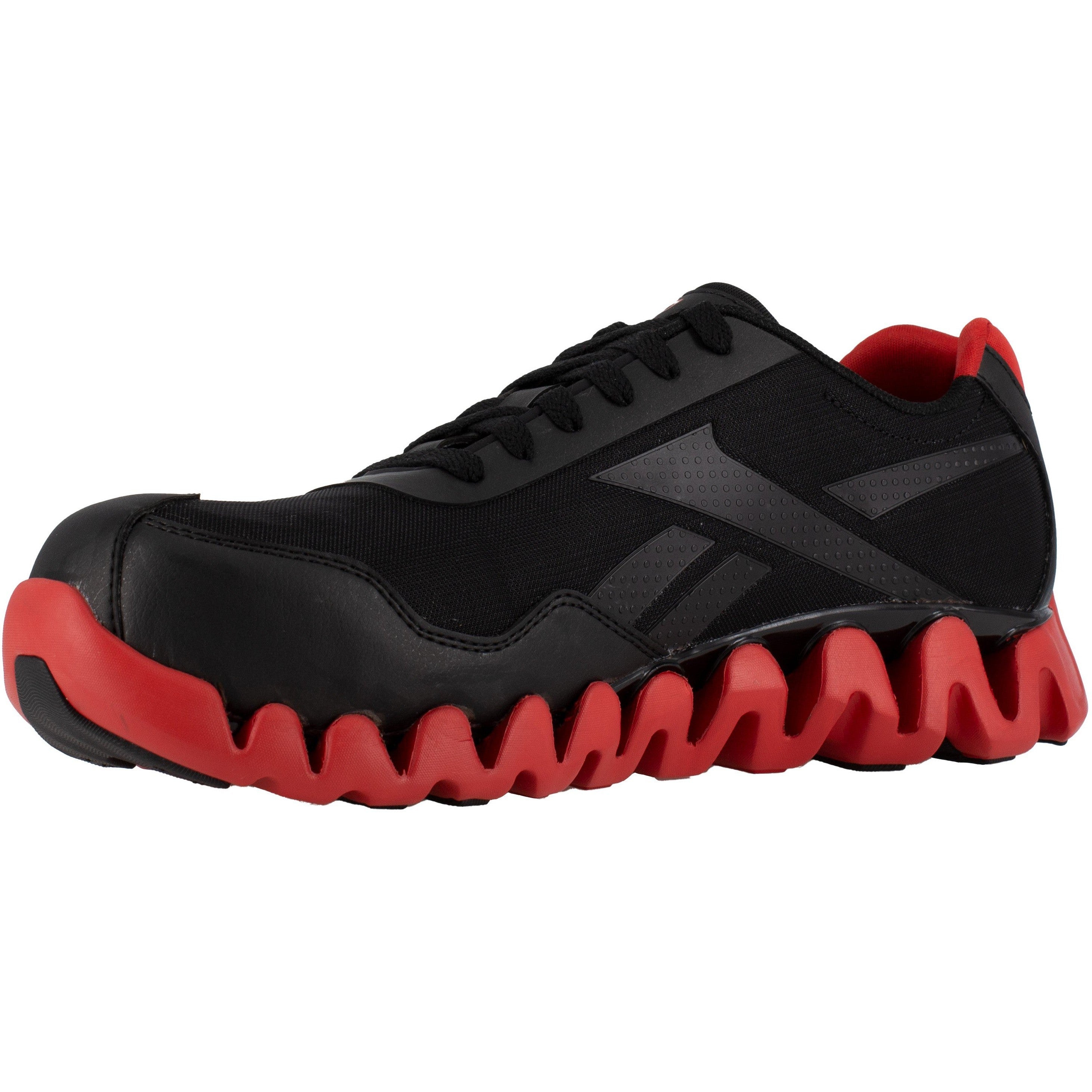 Reebok Men's Zig Pulse Comp Toe Athletic Work Shoe- Black- RB3016 - Overlook Boots