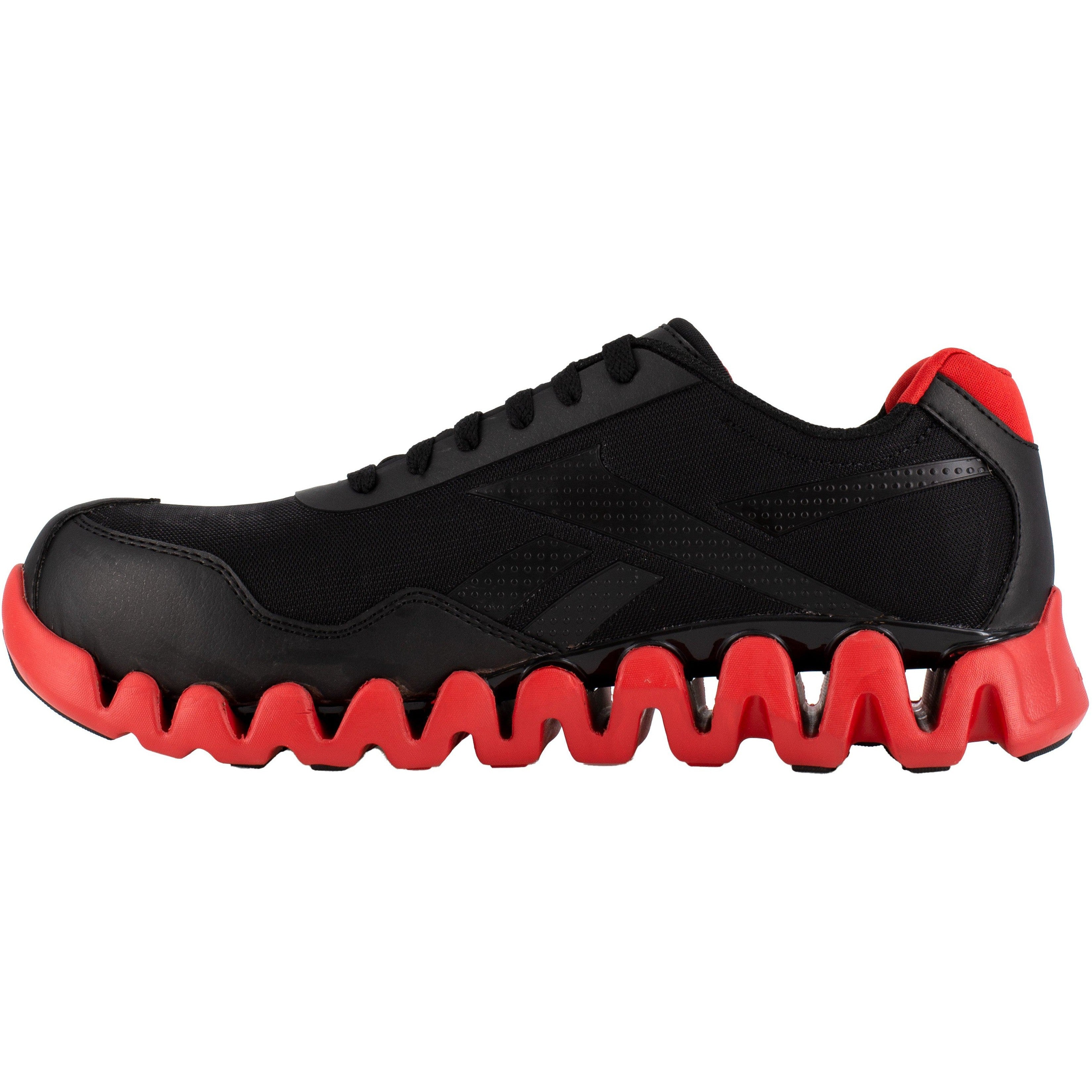 Reebok Men's Zig Pulse Comp Toe Athletic Work Shoe- Black- RB3016 - Overlook Boots