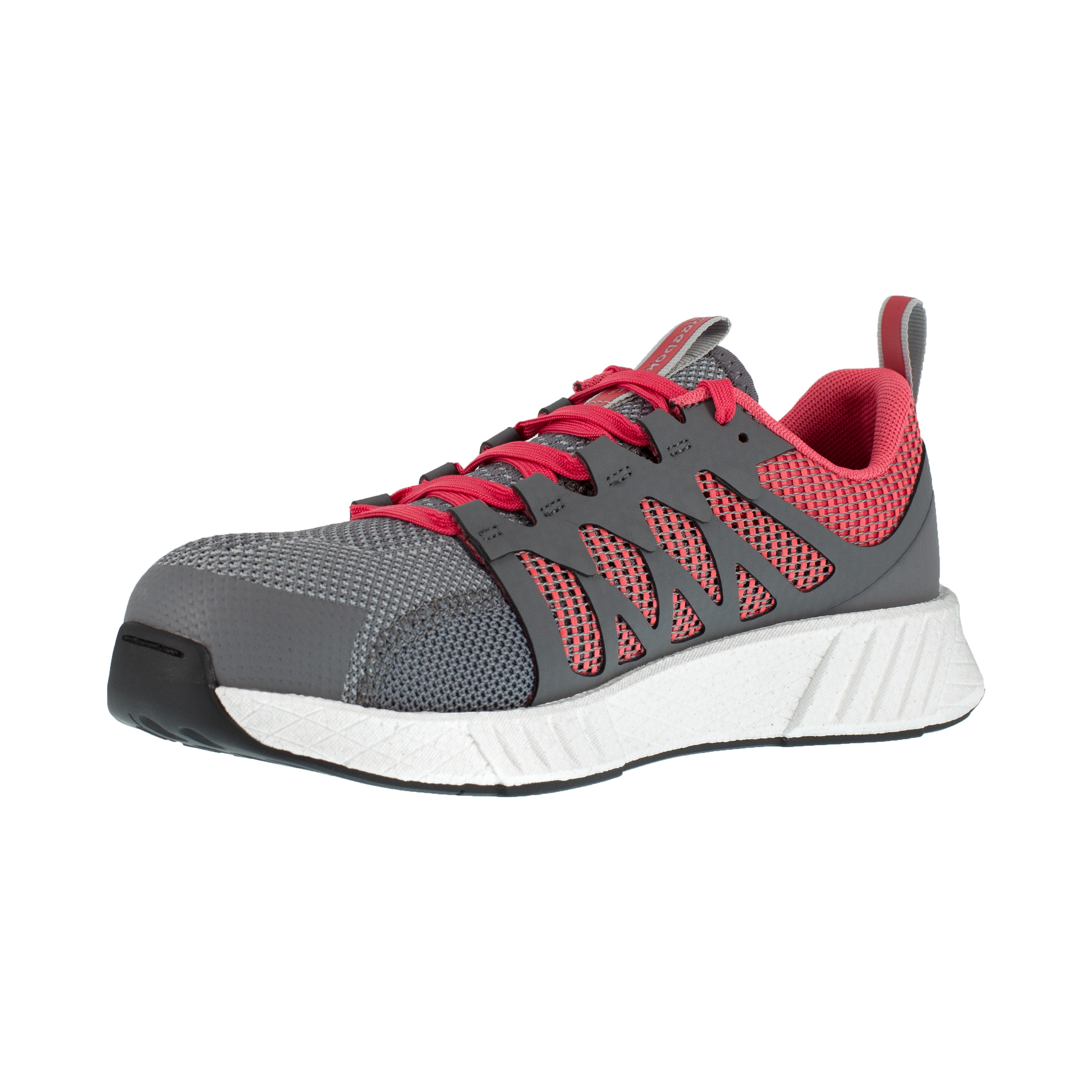 Reebok Women's Fusion Flexweave Comp Toe Athletic Work Shoe - Grey - RB312 - Overlook Boots