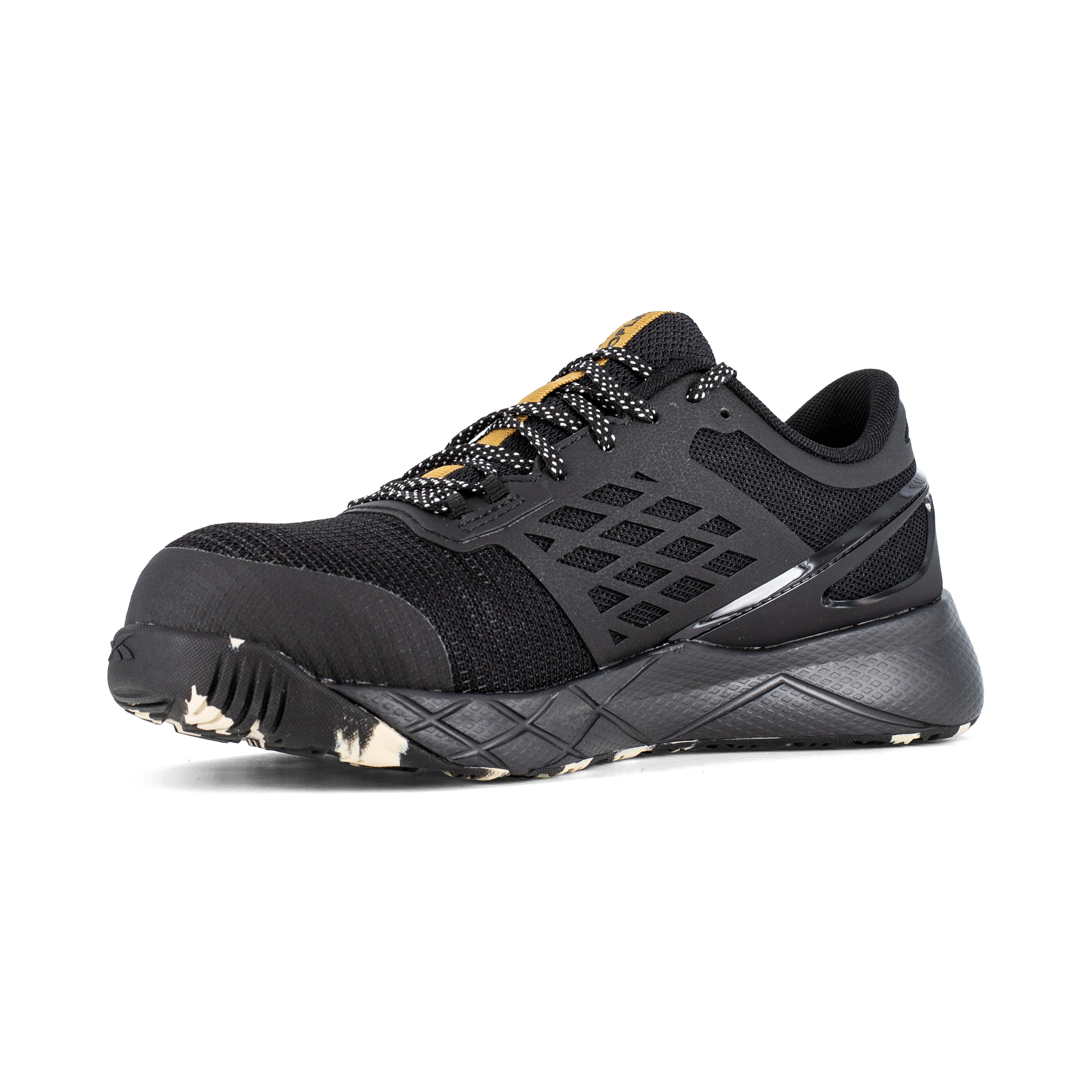 Reebok Women's Nanoflex TR Comp Toe Athletic Work Shoe - Black - RB366 - Overlook Boots