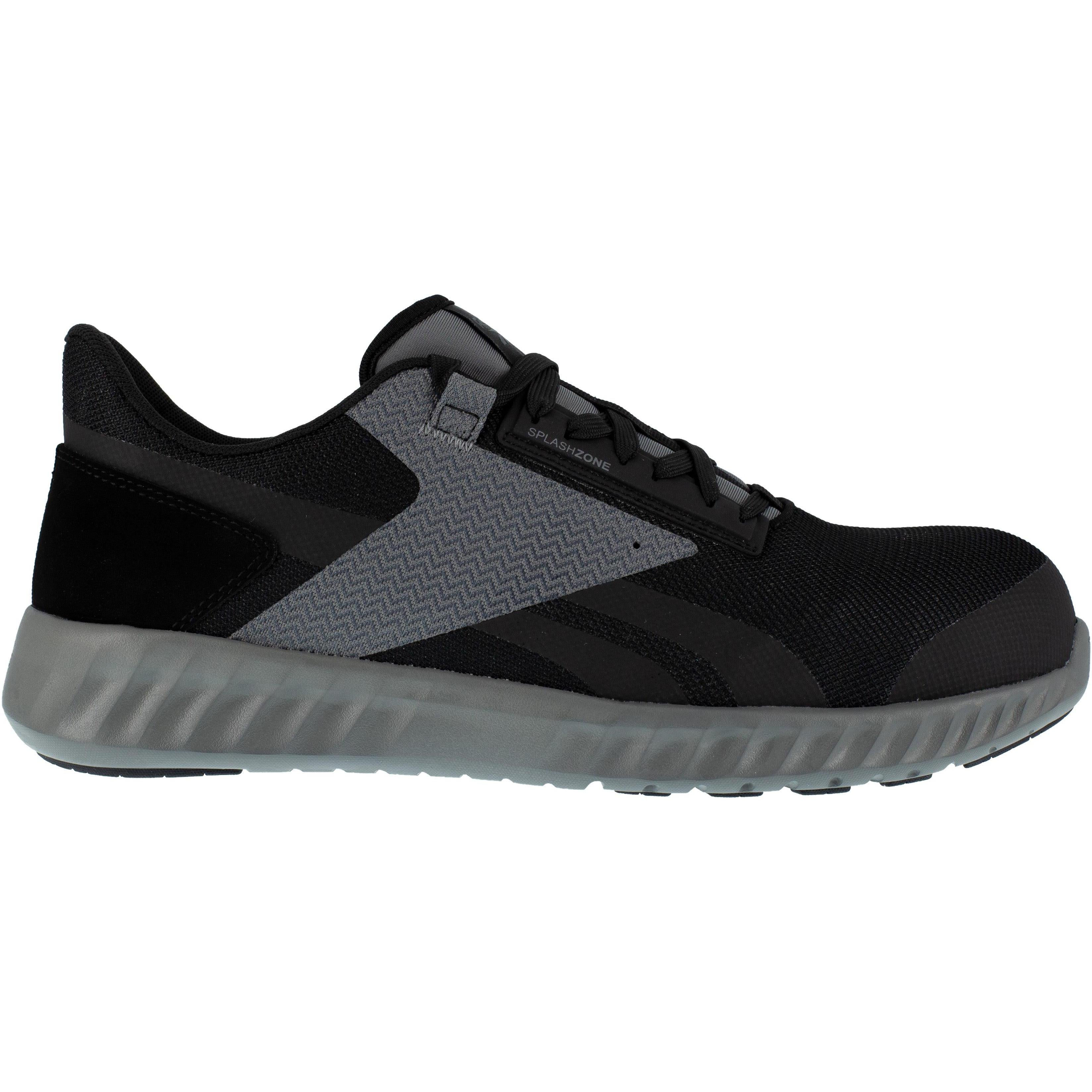 Reebok Men's Sublite Legend Comp Toe Athletic Work Shoe- Black- RB4020 - Overlook Boots