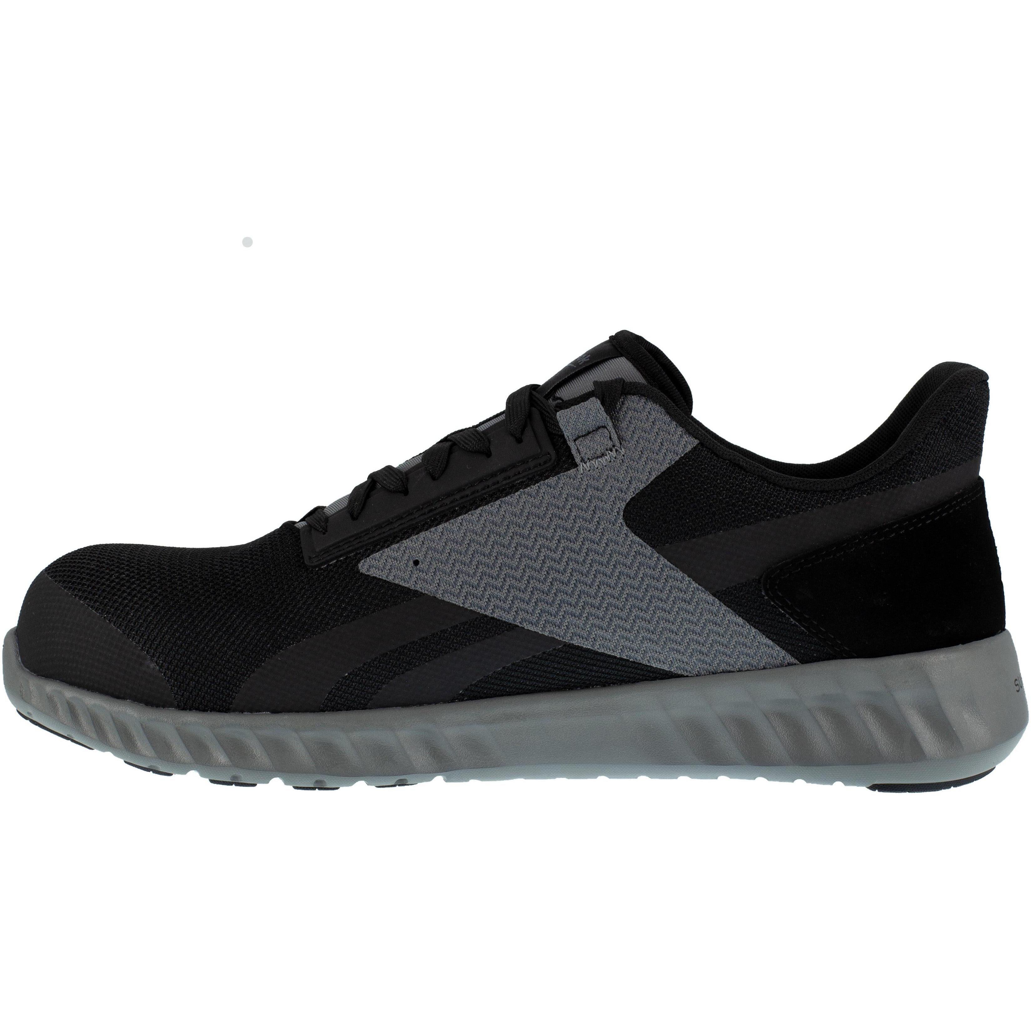 Reebok Men's Sublite Legend Comp Toe Athletic Work Shoe- Black- RB4020 - Overlook Boots