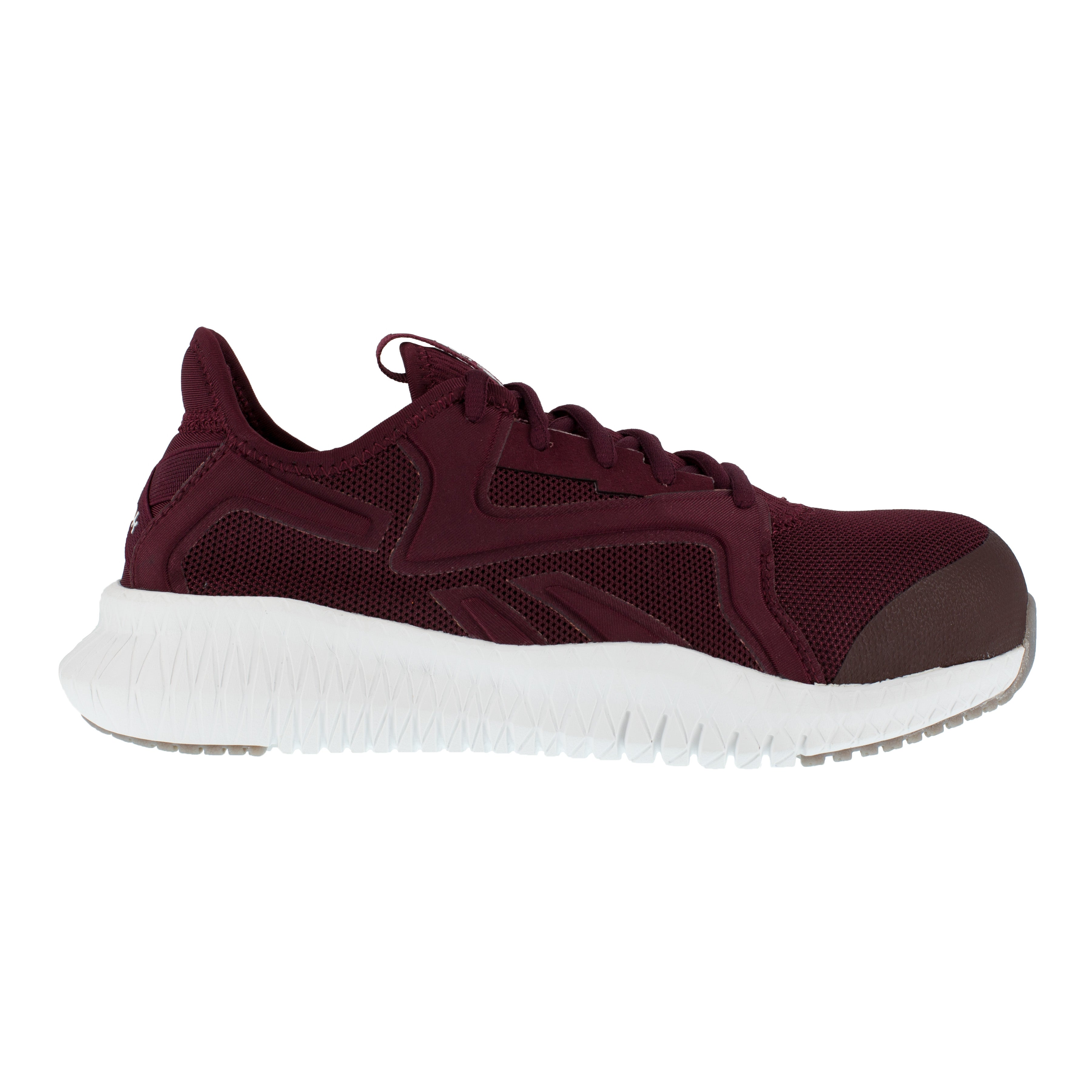 Reebok Women's Flexagon 3.0 Comp Toe Athletic Work Shoe - Burgundy - RB429 - Overlook Boots