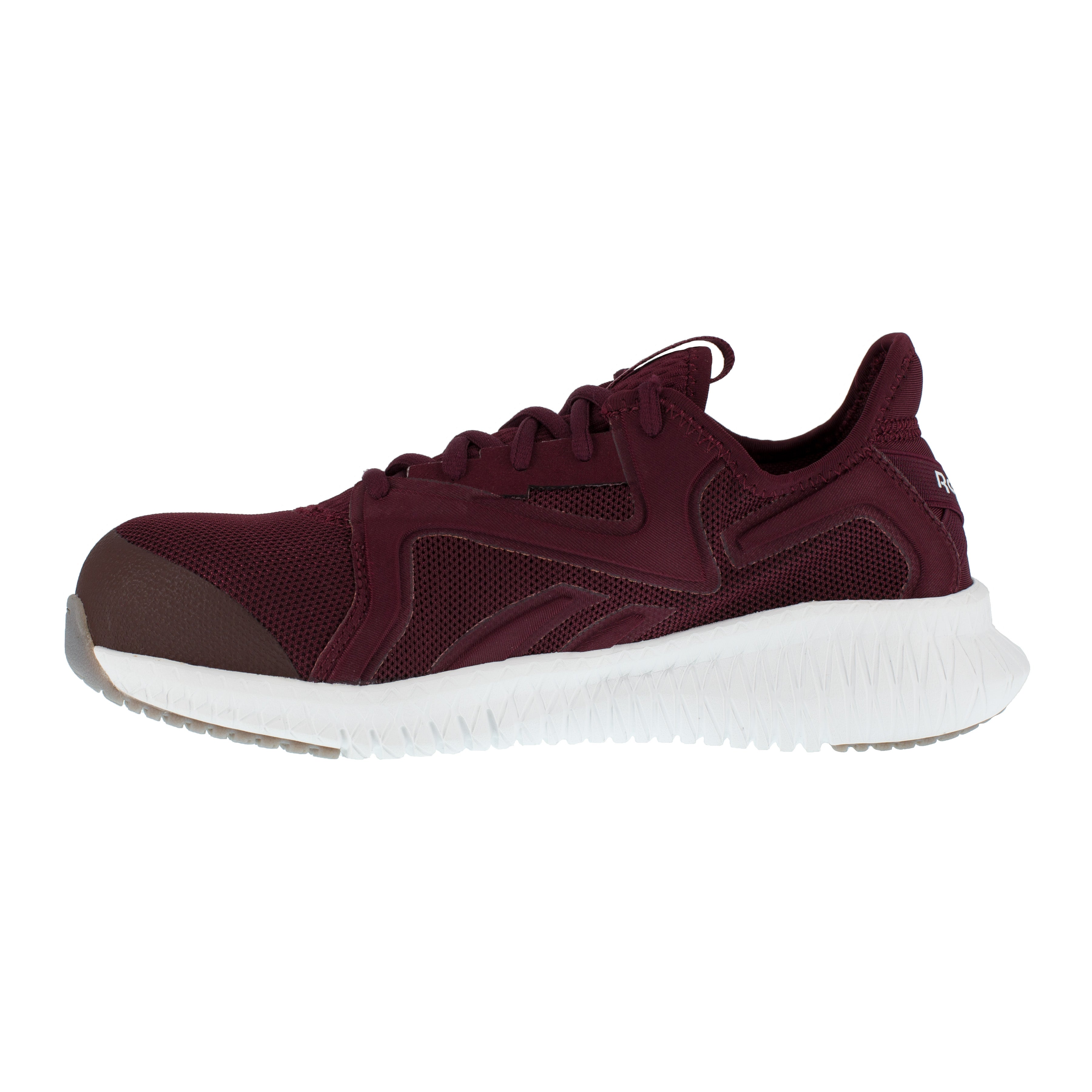 Reebok Women's Flexagon 3.0 Comp Toe Athletic Work Shoe - Burgundy - RB429 - Overlook Boots