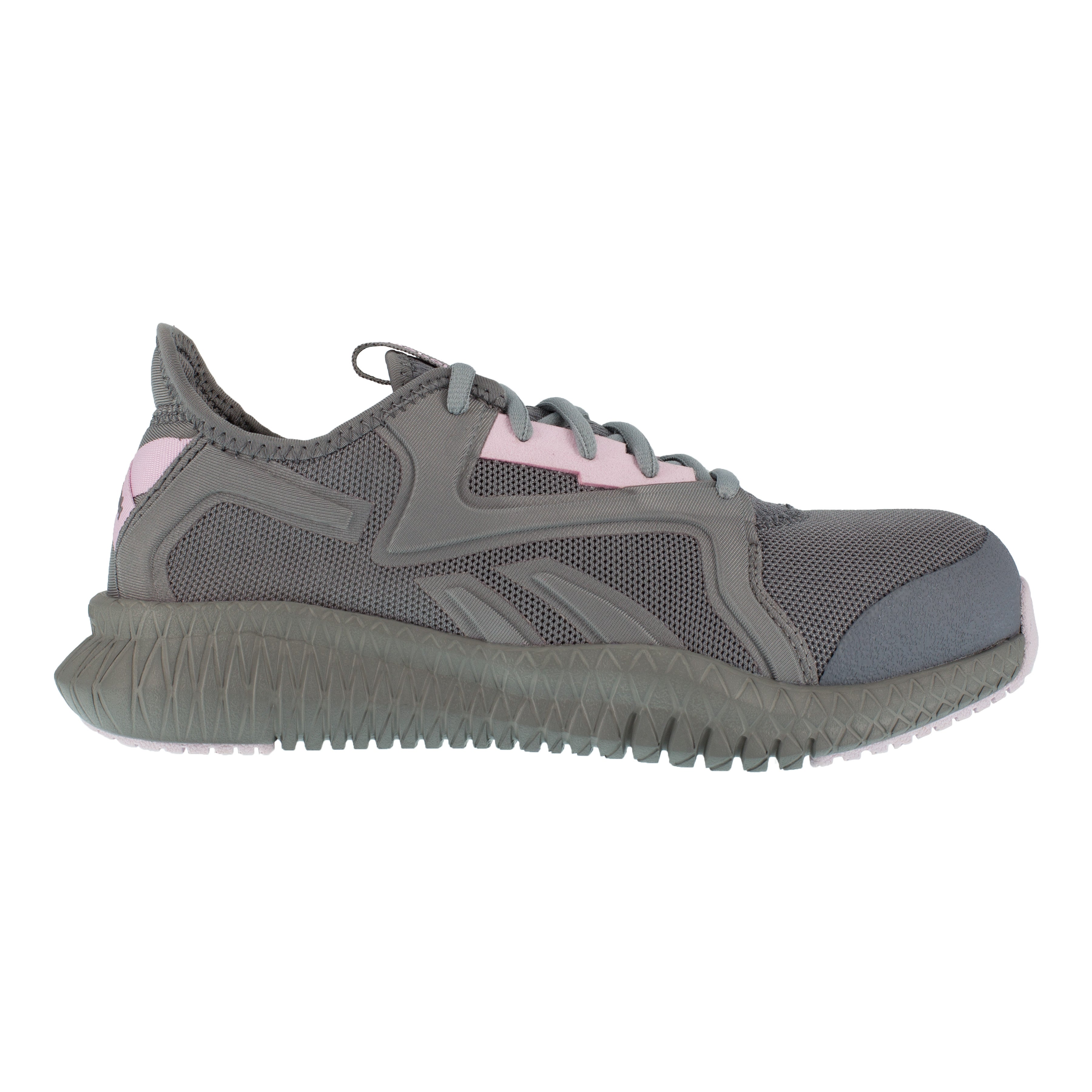 Reebok Women's Flexagon 3.0 Comp Toe Athletic Work Shoe - Grey - RB461 - Overlook Boots