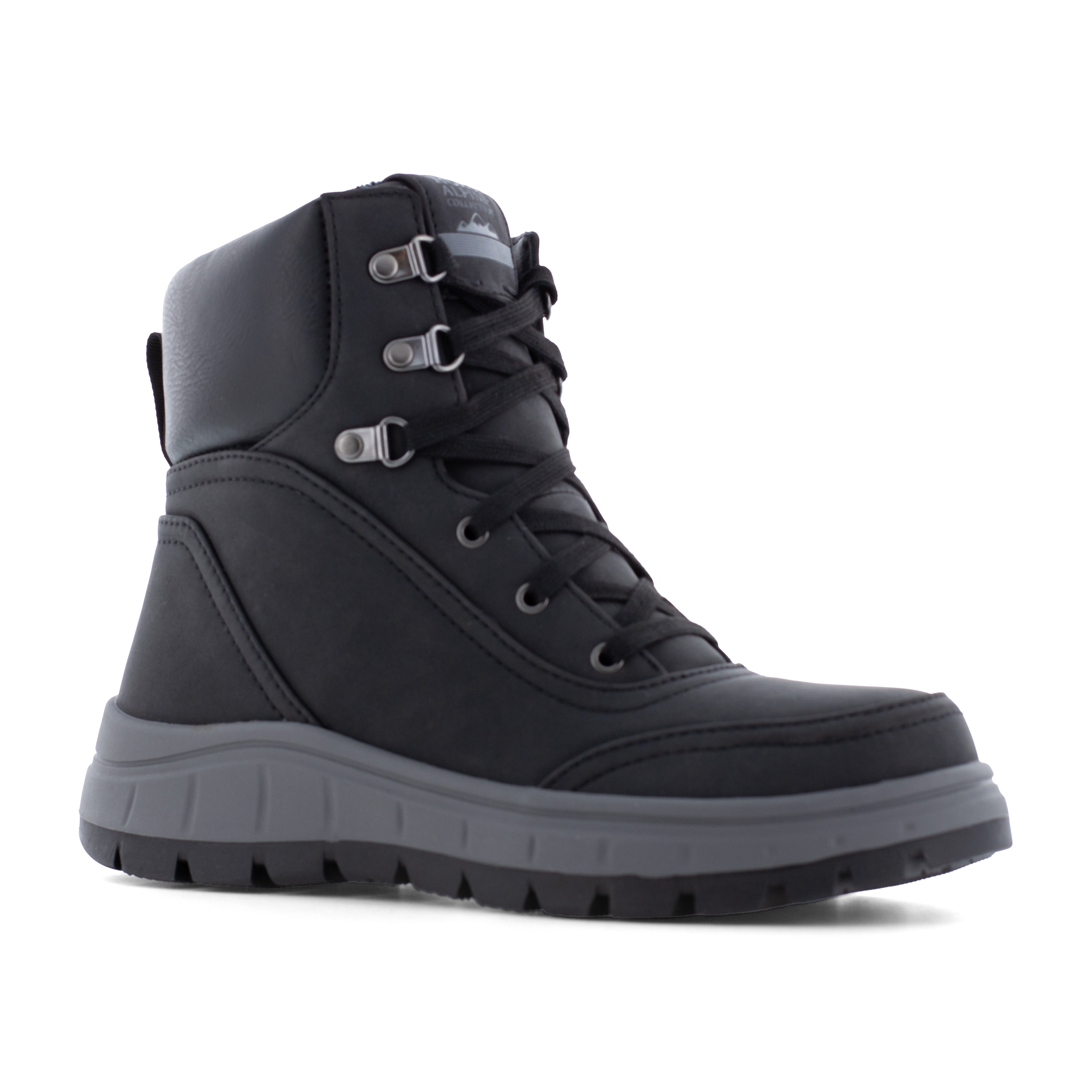 Roxy Women's Karmel Comp Toe Lace-Up Work Boot- Black- RX90301 5 / Medium / Black - Overlook Boots