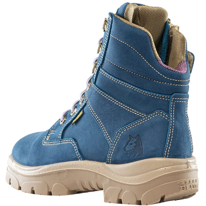 Steel Blue Women's Jungle 6" WP Soft Toe Cross Zip Ankle Boot - Sand - 812861  - Overlook Boots