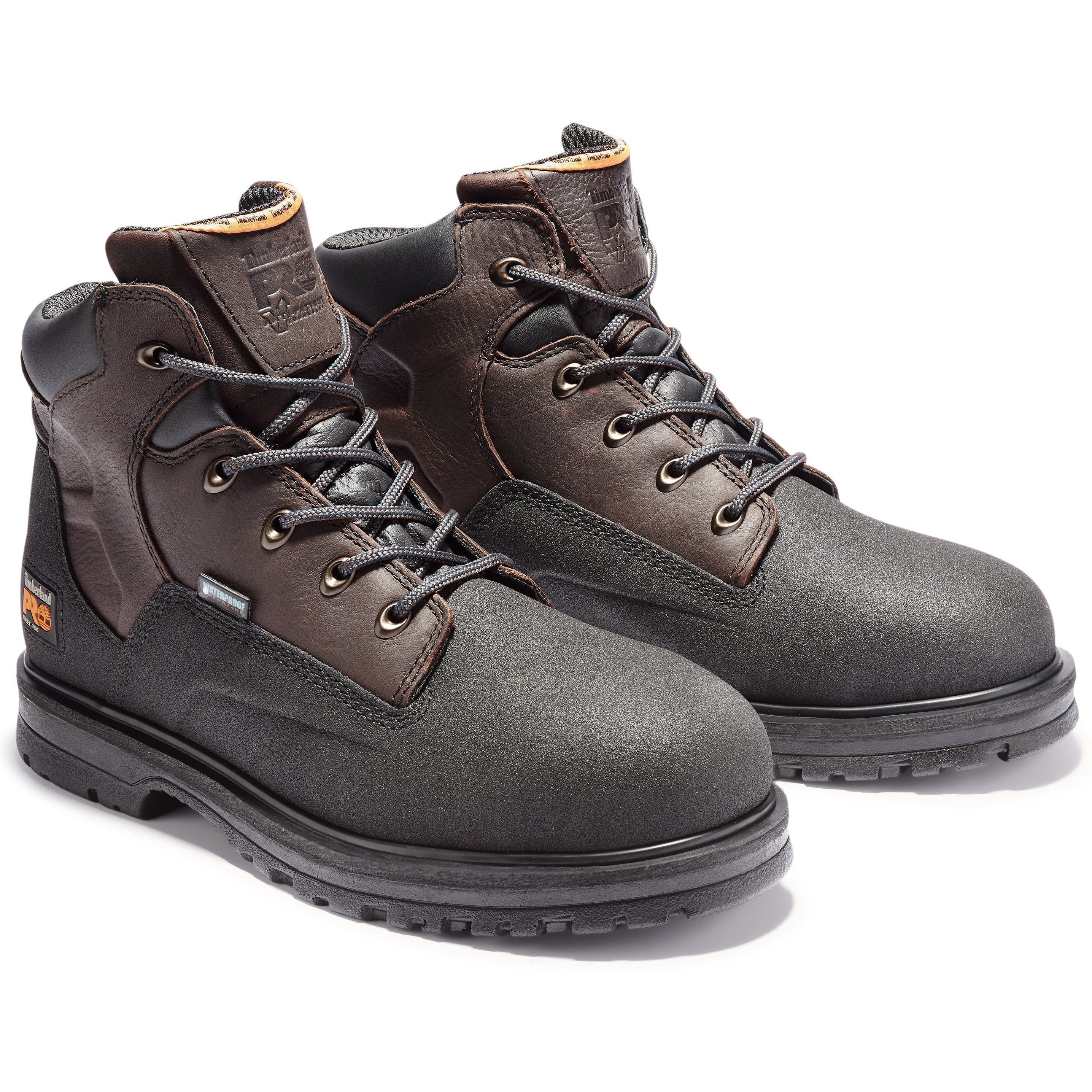 Timberland PRO Men's Powerwelt 6" Steel Toe WP Work Boot - TB147001242 7 / Medium / Brown - Overlook Boots