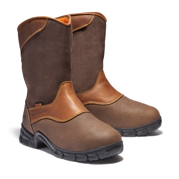 Timberland PRO Men's Excave Stl Toe Metguard Pull-on Work Boot -TB089652214 7 / Medium / Brown - Overlook Boots