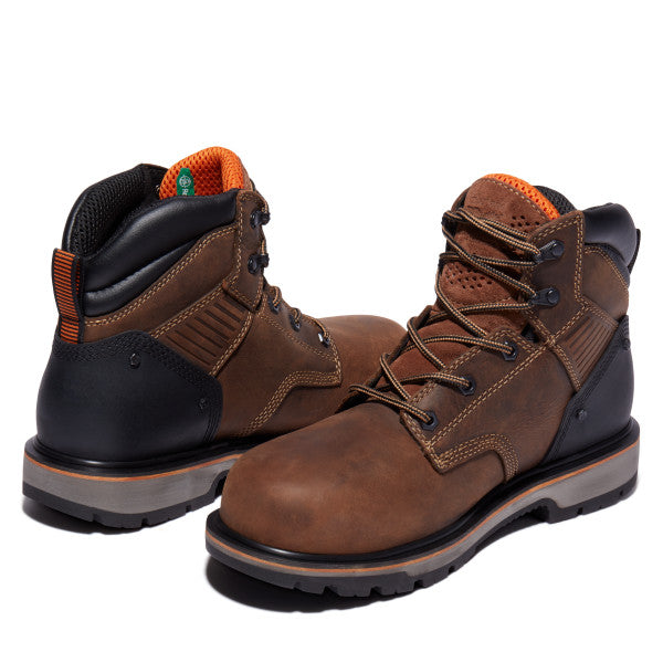 Timberland Pro Men's Ballast 6" Comp Toe Work Boot- Brown- TB0A29HT214  - Overlook Boots