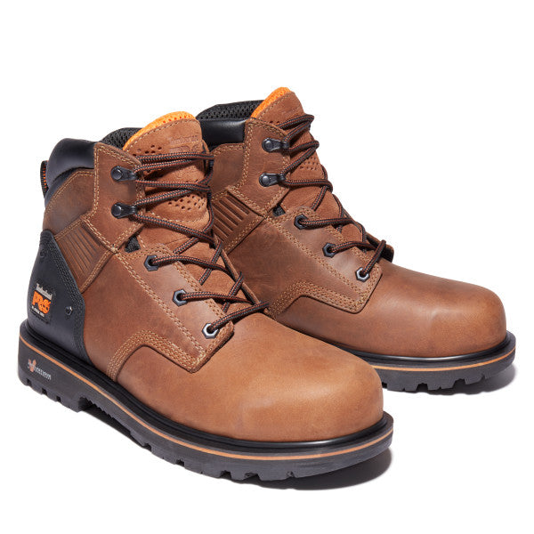 Timberland Pro Men's Ballast 6" Steel Toe Work Boot- Brown TB1A29H7214  - Overlook Boots