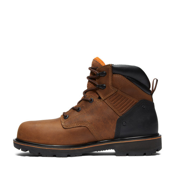 Timberland Pro Men's Ballast 6" Steel Toe Work Boot- Brown TB1A29H7214  - Overlook Boots