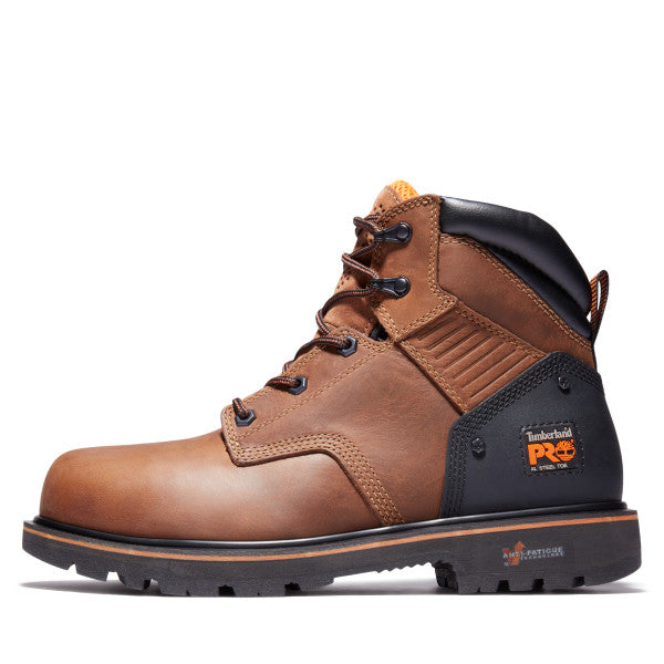 Timberland Pro Men's Ballast 6" Steel Toe Work Boot- Brown TB1A29H7214  - Overlook Boots