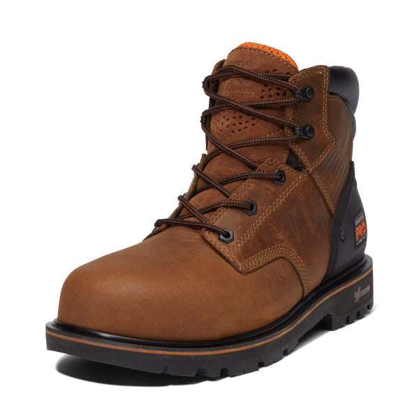 Timberland Pro Men's Ballast 6" Steel Toe Work Boot- Brown TB1A29H7214  - Overlook Boots