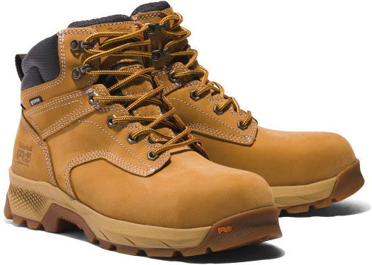 Timberland Pro Men's Titan EV 6" WP Comp Toe Work Boot Wheat - TB1A5Q82231  - Overlook Boots