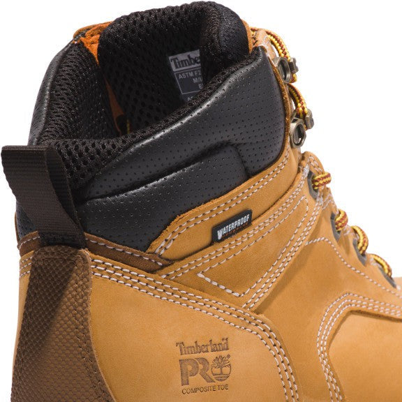 Timberland Pro Men's Titan EV 6" WP Comp Toe Work Boot Wheat - TB1A5Q82231  - Overlook Boots