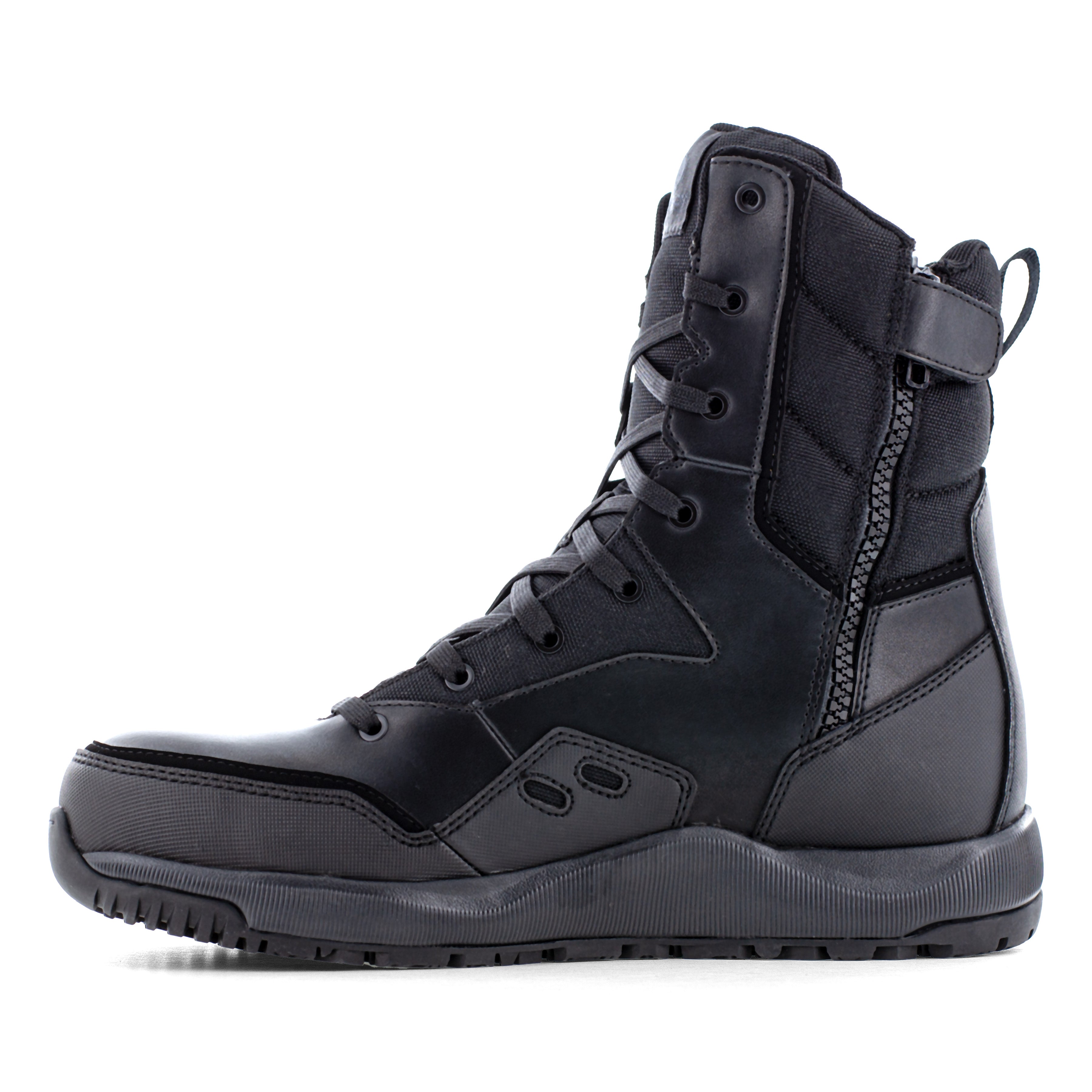 Volcom Men's Street Shield 8" Comp Toe Side Zipper Tactical Duty Boot - Black - VM30704 - Overlook Boots