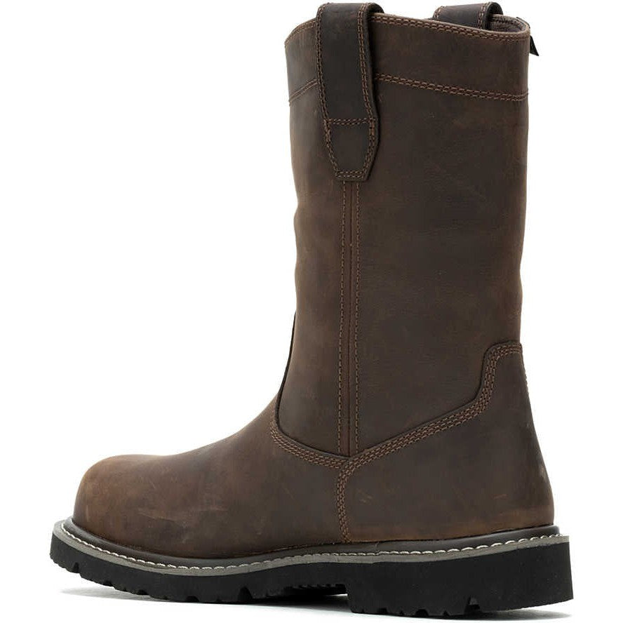 Wolverine Men's Revival 10" Comp Toe WP Wellington Work Boot- Brown- W241020  - Overlook Boots