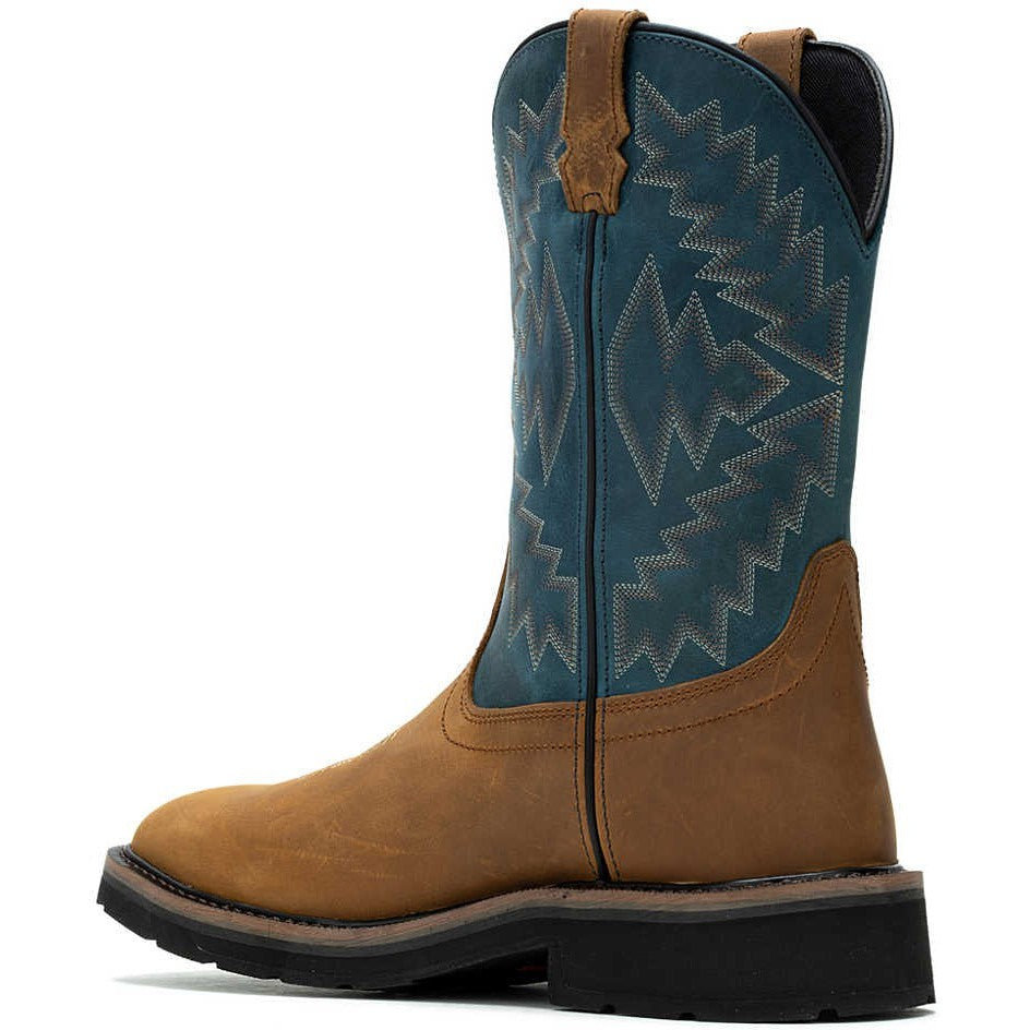 Wolverine Men's Rancher Arrow Steel Toe WP Western Work Boot- Blue - W241050  - Overlook Boots