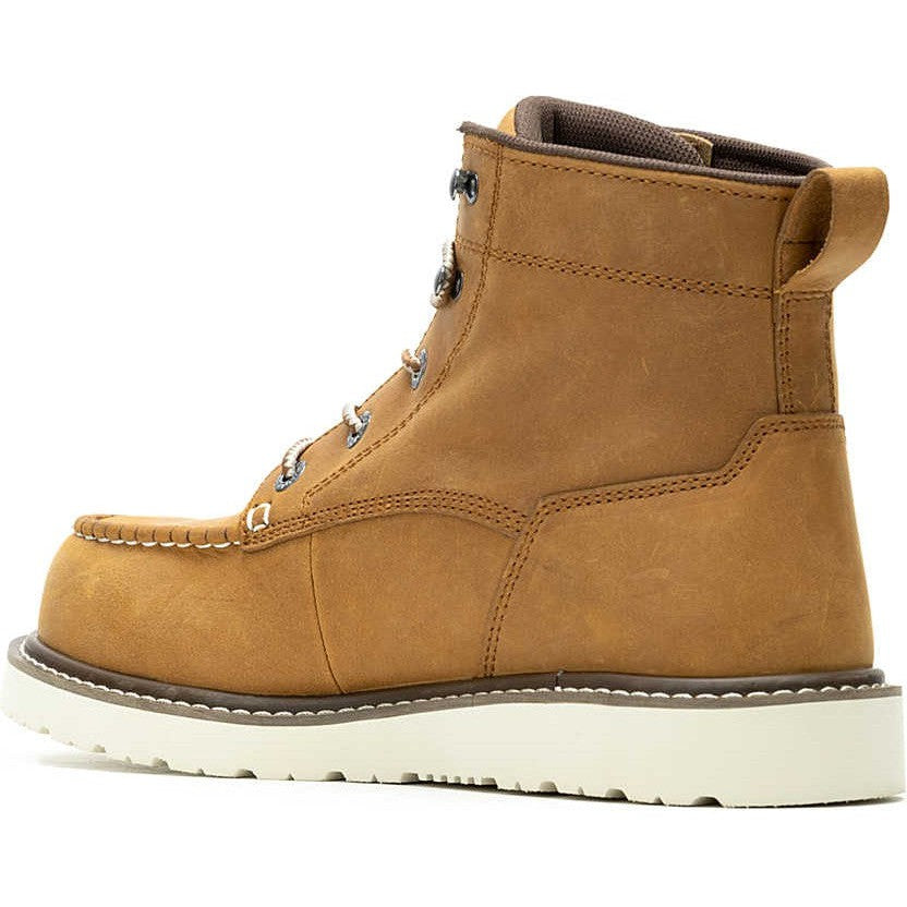 Wolverine Men's Trade 6" Comp Toe Wedge Unlined Work Boot- Tan- W241055  - Overlook Boots