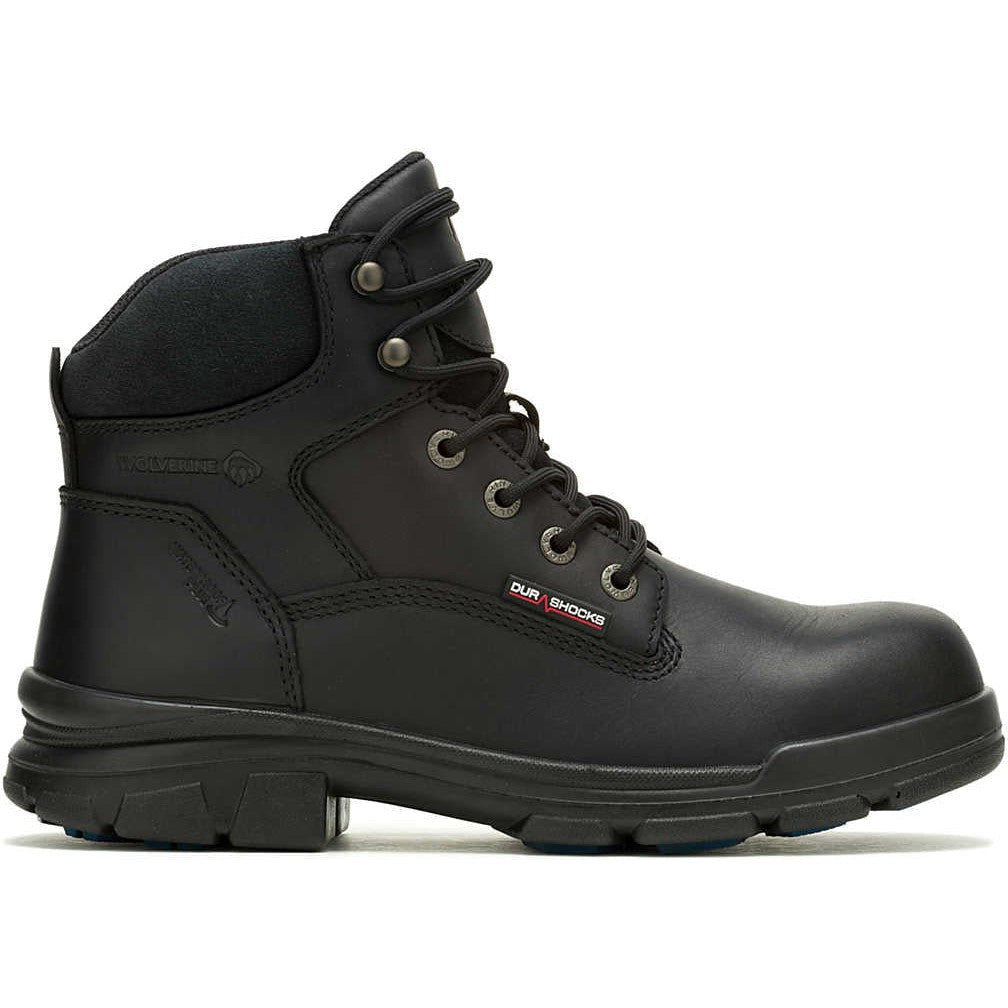 Wolverine Men's Durashocks SR Icon 6" Comp Toe WP Work Boot -Black- W241098  - Overlook Boots