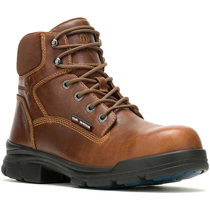 Wolverine Men's Durashocks SR Icon 6" Soft Toe WP Work Boot -Tan- W240026 7 / Medium / Tan - Overlook Boots