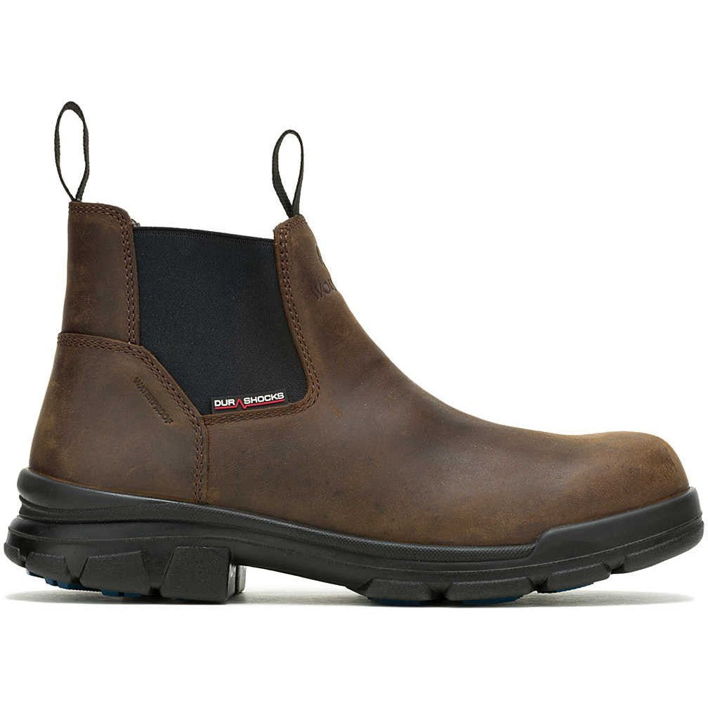 Wolverine Men's Durashocks Icon Comp Toe WP Romeo Work Boot -Brown- W241102  - Overlook Boots