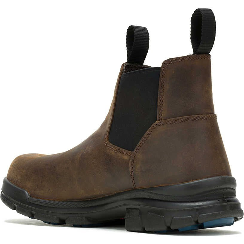 Wolverine Men's Durashocks Icon Comp Toe WP Romeo Work Boot -Brown- W241102  - Overlook Boots