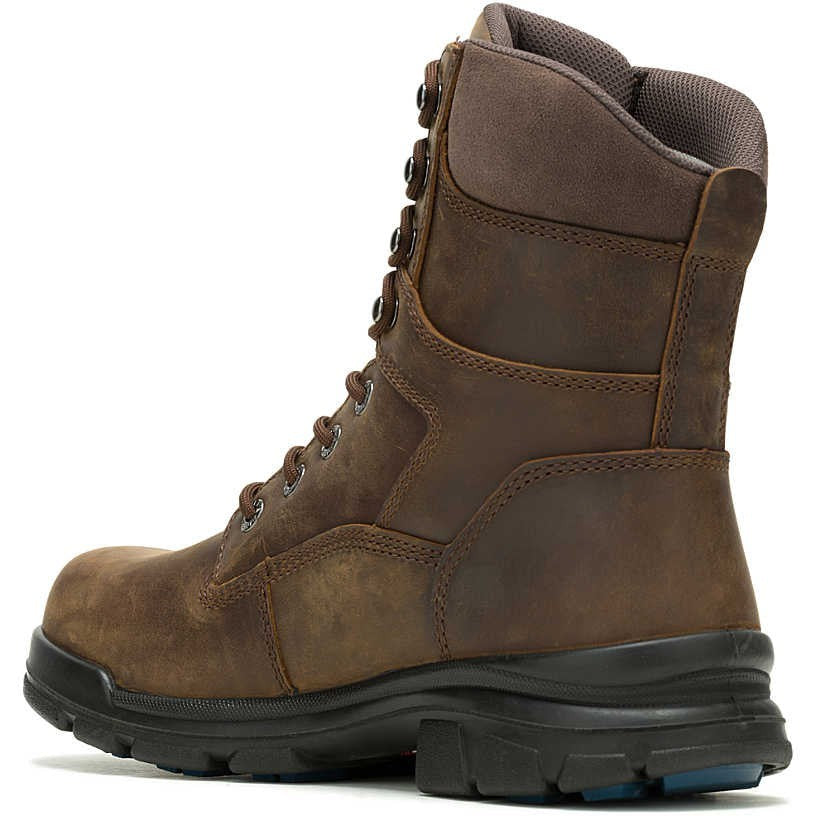 Wolverine Men's Durashocks SR Icon 8" Comp Toe WP Work Boot -Brown- W241103  - Overlook Boots