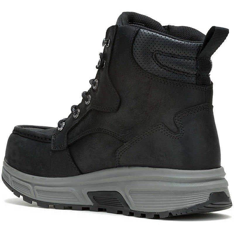 Wolverine Men's Ride 6" Comp Toe WP Wedge Work Boot -Black- W241152  - Overlook Boots