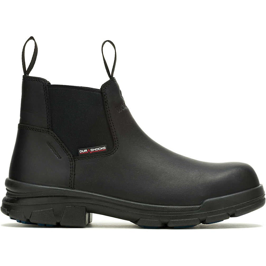 Wolverine Men's Durashocks Icon Comp Toe WP Romeo Work Boot -Black- W241166  - Overlook Boots