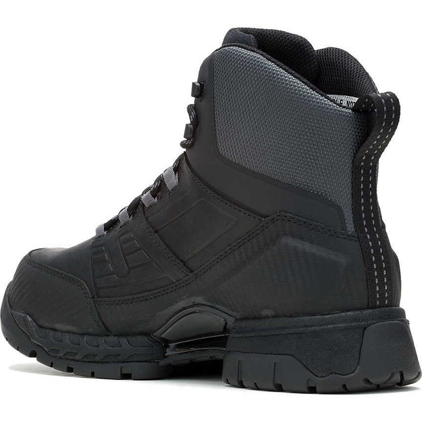 Wolverine Men's Surge Lx 6" Safety Toe WP Composite Toe Work Boot -Black- W241187  - Overlook Boots