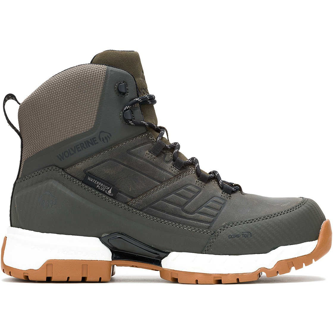 Wolverine Men's Surge Lx 6" Safety Toe WP Carbonmax Work Boot -Cord- W241189  - Overlook Boots