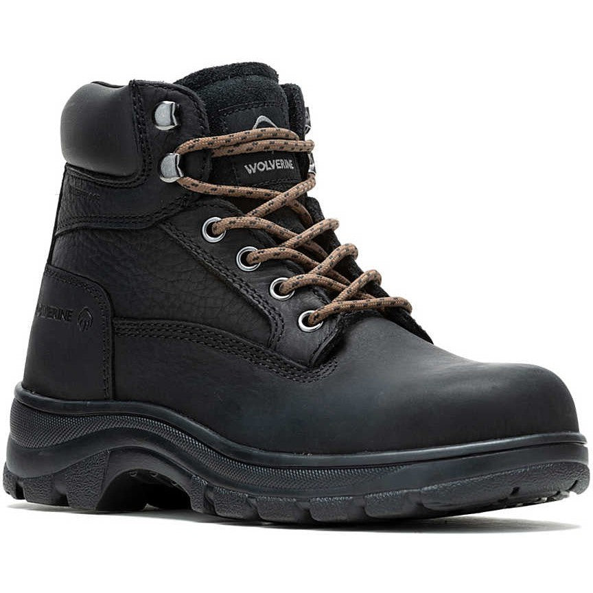 Wolverine Women's Carlsbad 6" Steel Toe WP Work Boot- Black- W241013  - Overlook Boots