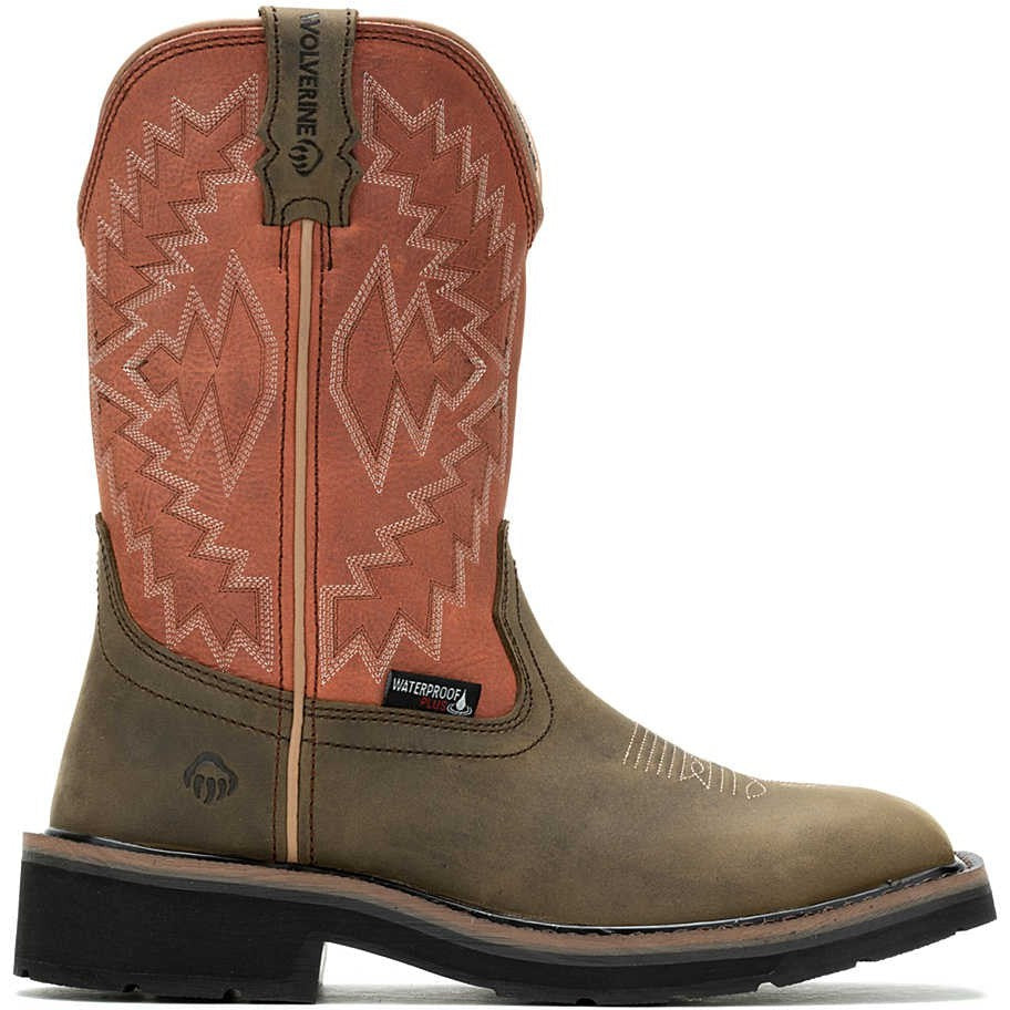 Wolverine Women's Rancher Arrow Steel Toe WP Western Work Boot- Rose- W241052 5 / Medium / Rose - Overlook Boots