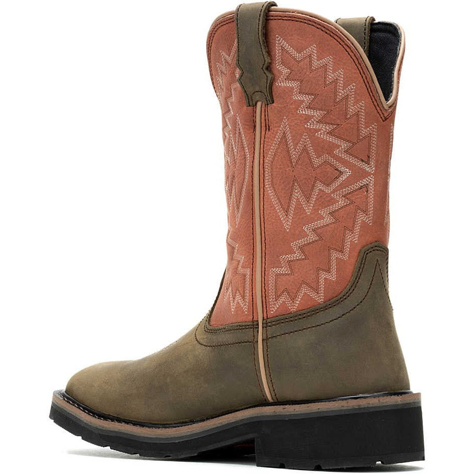 Wolverine Women's Rancher Arrow Steel Toe WP Western Work Boot- Rose- W241052  - Overlook Boots