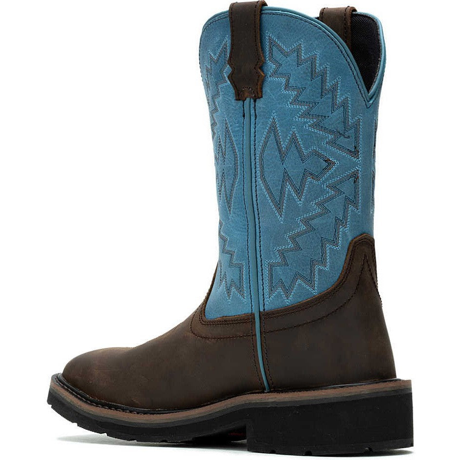 Wolverine Women's Rancher Arrow Steel Toe WP Western Work Boot- Blue- W241053  - Overlook Boots