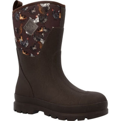 Muck Women's Chore Mid Waterproof Work Boot -Brown- WCHM9CK  - Overlook Boots