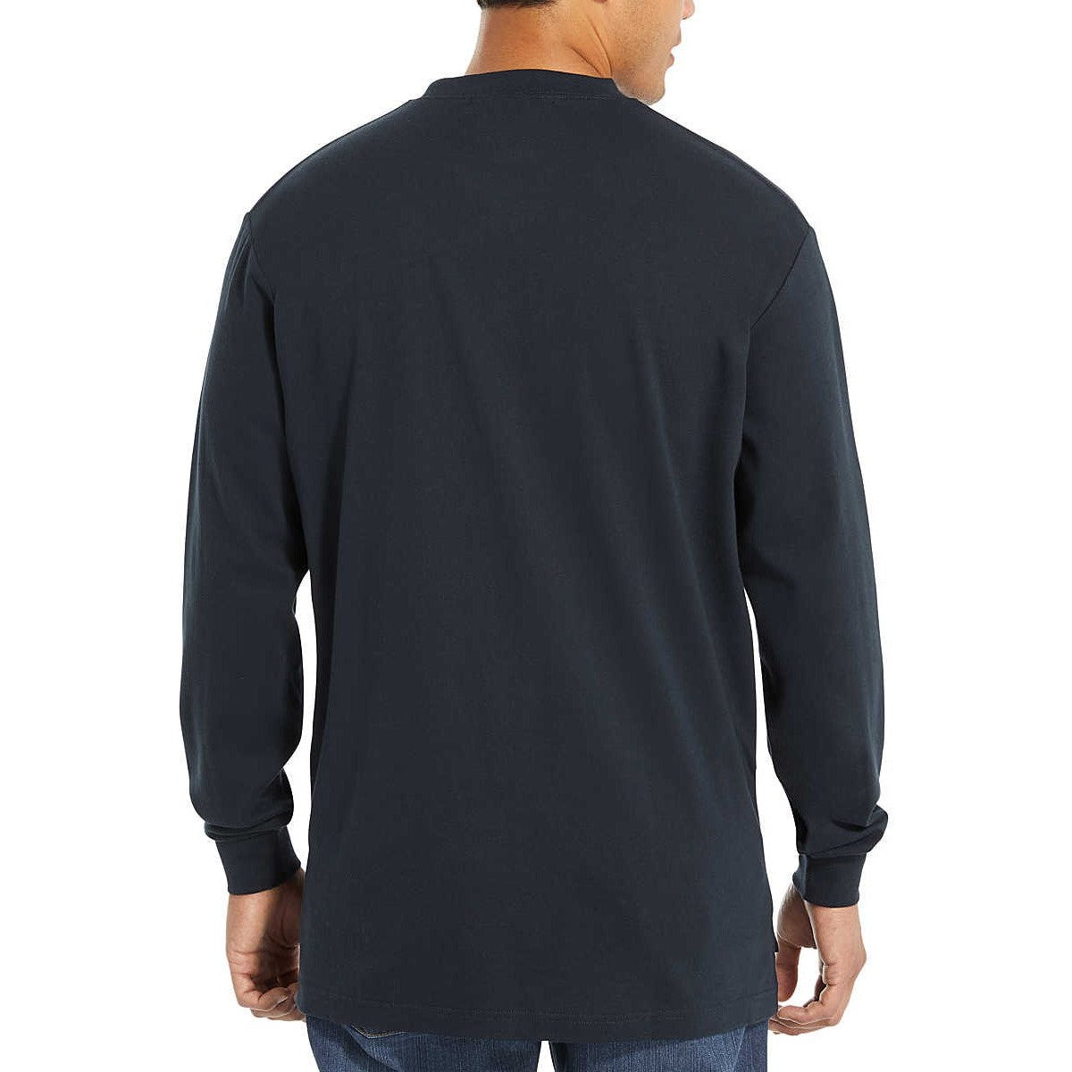 Wolverine Men's Flame Resistant Long Sleeve Tee - Navy - W1203290-417 - Overlook Boots