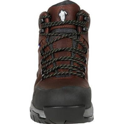 Michelin Men's Hydroedge 6" Steel Toe WP Work Boot -Brown- XHY662  - Overlook Boots