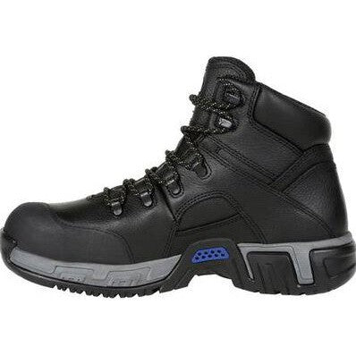 Michelin Men's Hydroedge 6" Steel Toe WP Work Boot -Black- XHY866  - Overlook Boots