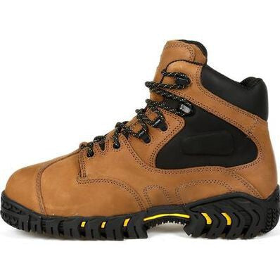 Michelin Men's 6" Steel Toe Internal Metguard Work Boot - Brown - XPX763  - Overlook Boots