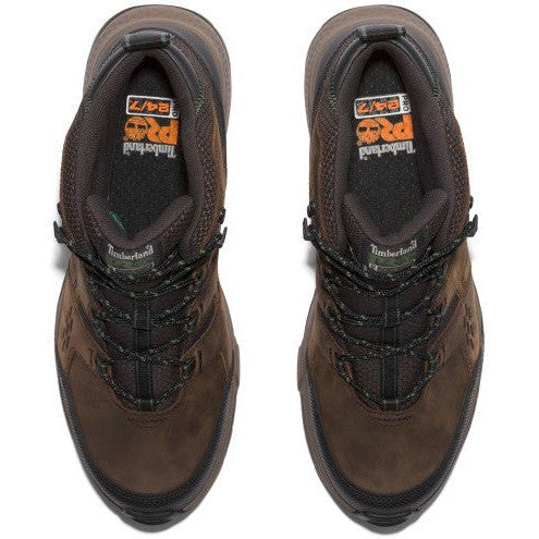 Timberland Pro Men's Switchback LT Soft Toe WP Work Boot- Brown- TB1A5U7K214  - Overlook Boots