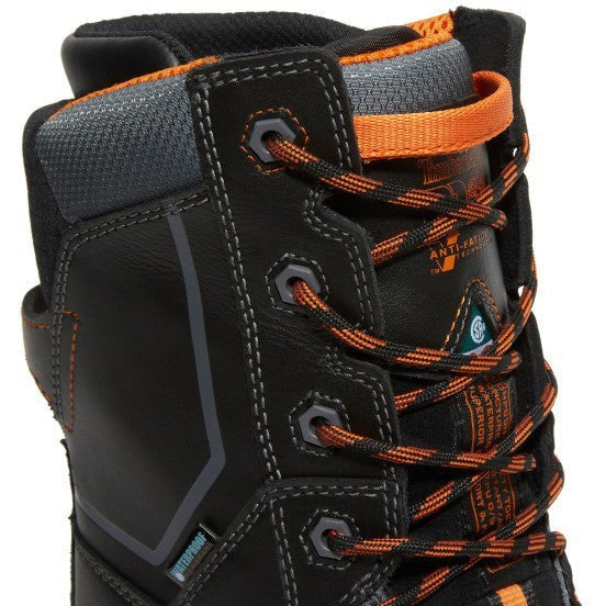 Timberland Pro Men's Pac Max 10" Comp Toe WP PR Work Boot- Black- TB1A5QXJ001  - Overlook Boots