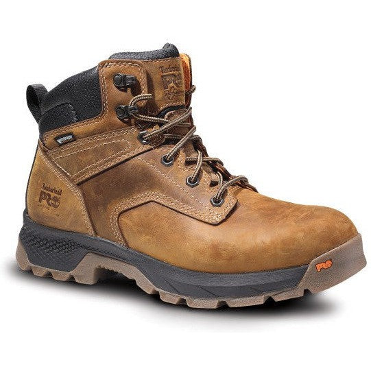 Timberland Pro Men's Titan EV 6" Soft Toe WP Work Boot- Brown- TB1A5M2T214  - Overlook Boots