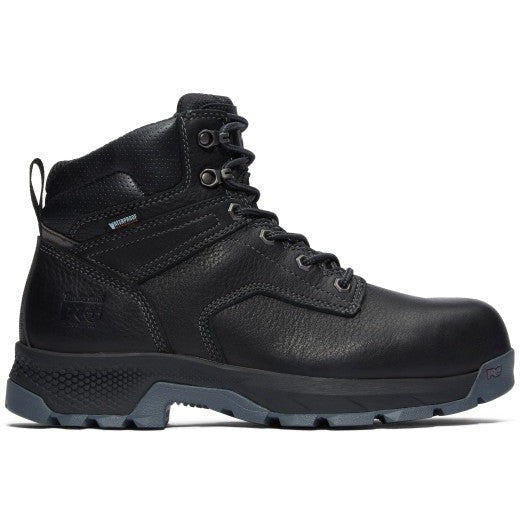 Timberland Pro Men's Titan EV 6" Comp Toe WP Work Boot- Black- TB1A42GN001  - Overlook Boots