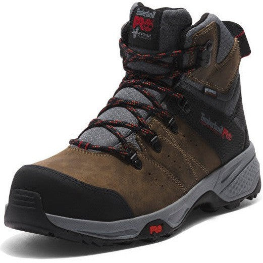 Timberland Pro Men's Switchback Comp Toe WP Work Boot- Brown- TB1A5SZ3214  - Overlook Boots