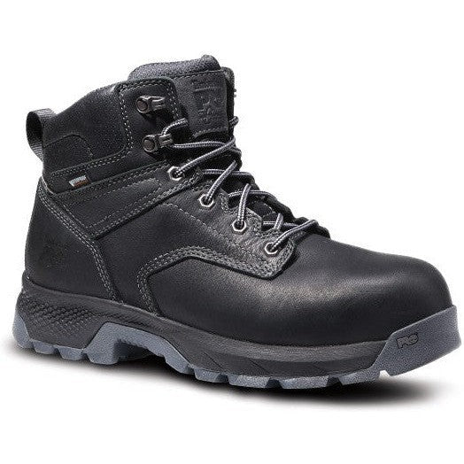 Timberland Pro Men's Titan EV 6" Comp Toe WP Work Boot- Black- TB1A42GN001  - Overlook Boots