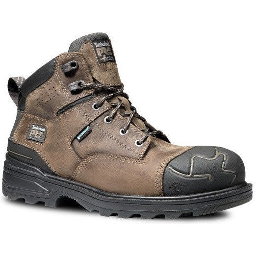 Timberland Pro Men's Magnitude 6" Comp Toe WP Work Boot- Coffee- TB1A5QFJ214  - Overlook Boots